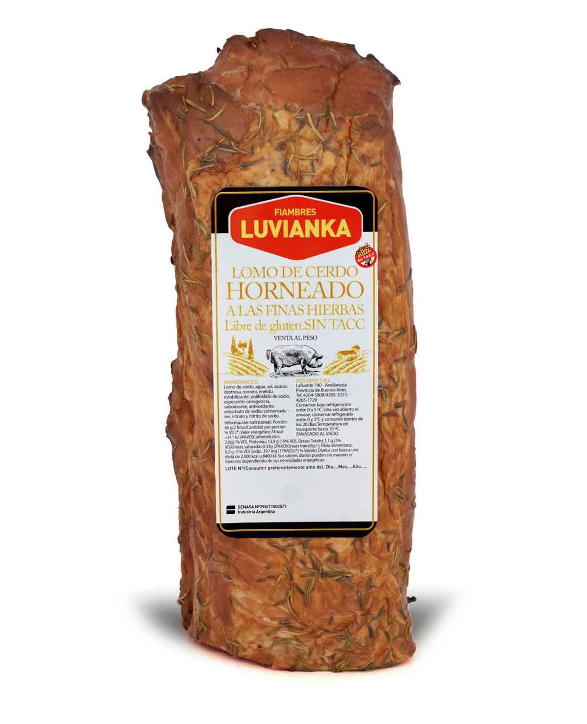 Lomo de Cerdo Luvianka Con Hierbas x 250 Gr